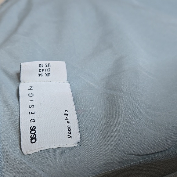 ASOS Strapless Maxi Dress – Size 10, NWT Watercolor Fairycore Mermaidcore HOCO - Picture 6 of 7